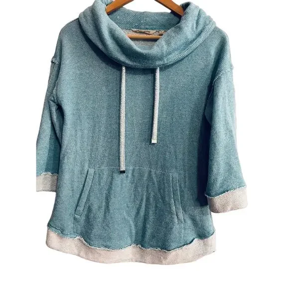 Soft surroundings crowl neck sweater - Picture 2 of 7